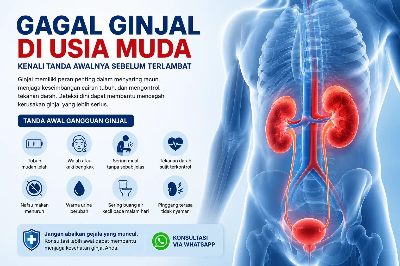 Kenali tanda awal gangguan ginjal dan pentingnya deteksi dini