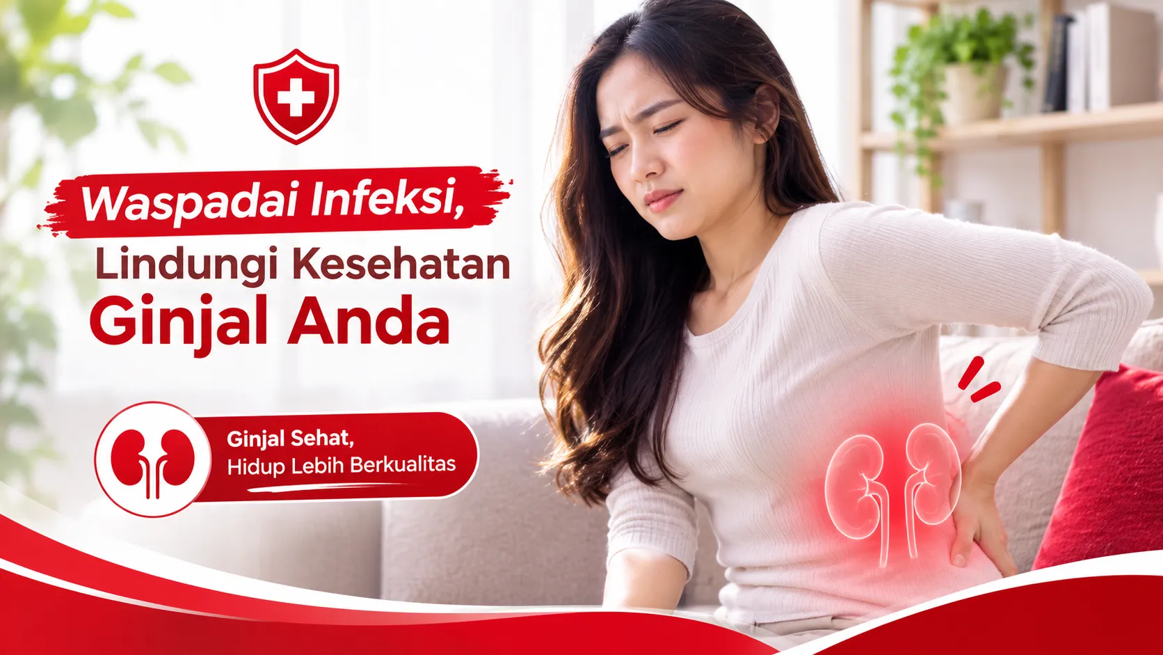 menjaga kesehatan ginjal dan mewaspadai infeksi yang dapat memengaruhi fungsi ginjal melalui pola hidup sehat.