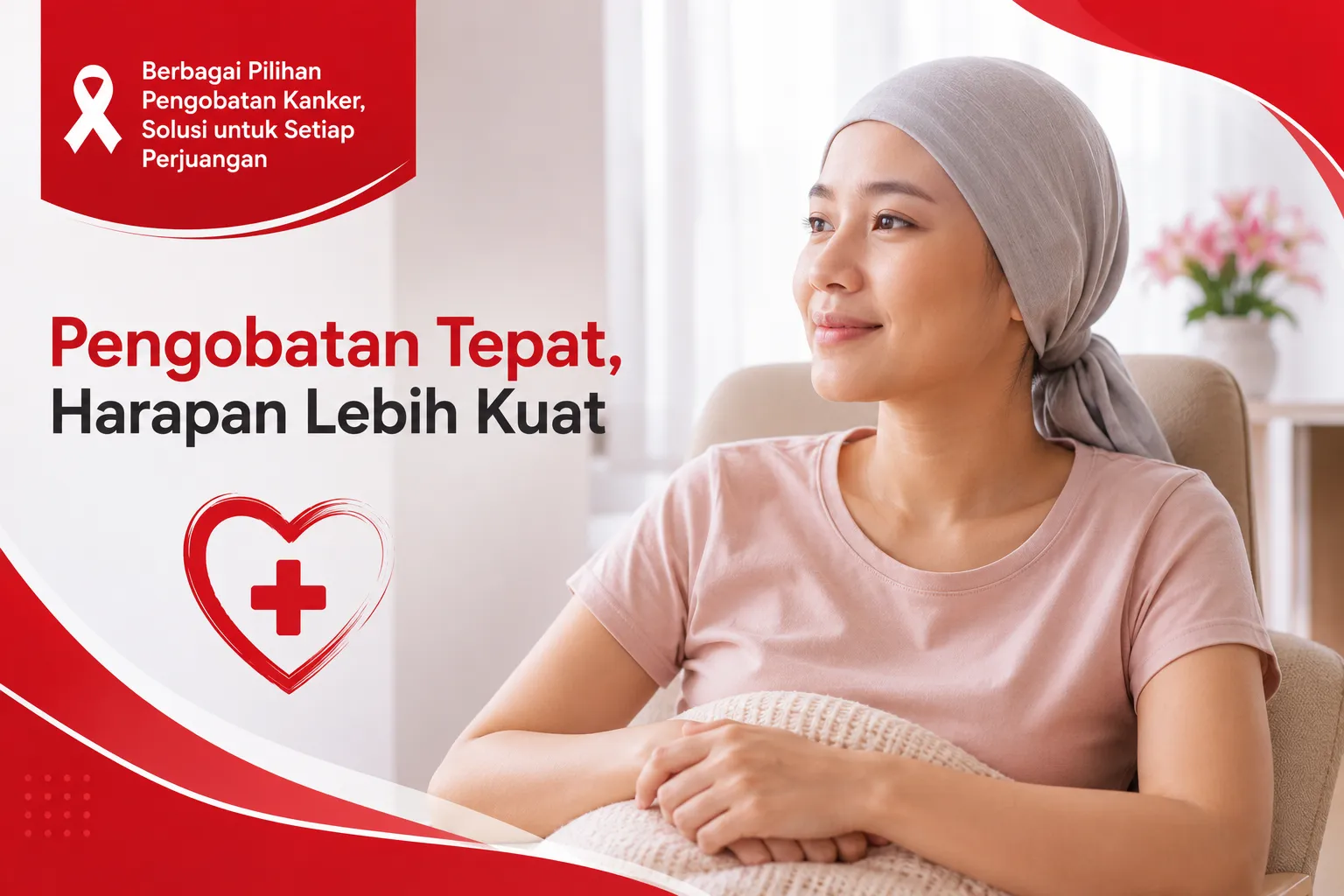 pengobatan kanker dan menjalani gaya hidup sehat sebagai bagian dari pendampingan kesehatan.