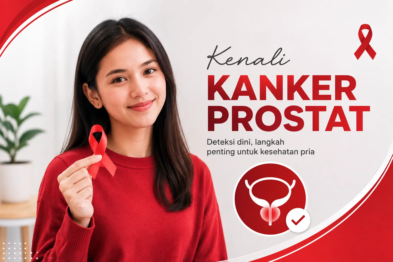 kanker prostat, pita kesadaran kanker, kesehatan prostat pria, deteksi dini kanker prostat, faktor risiko kanker prostat