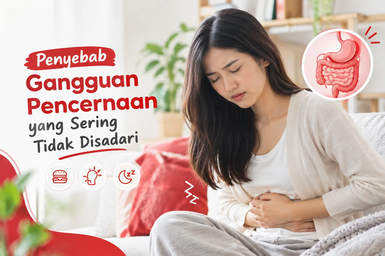 penyebab gangguan pencernaan yang sering tidak disadari