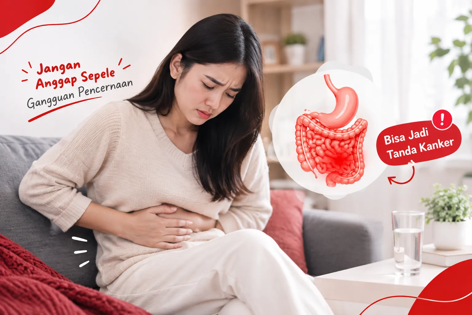 Gangguan pencernaan yang bisa menjadi tanda kanker dan perlu diwaspadai