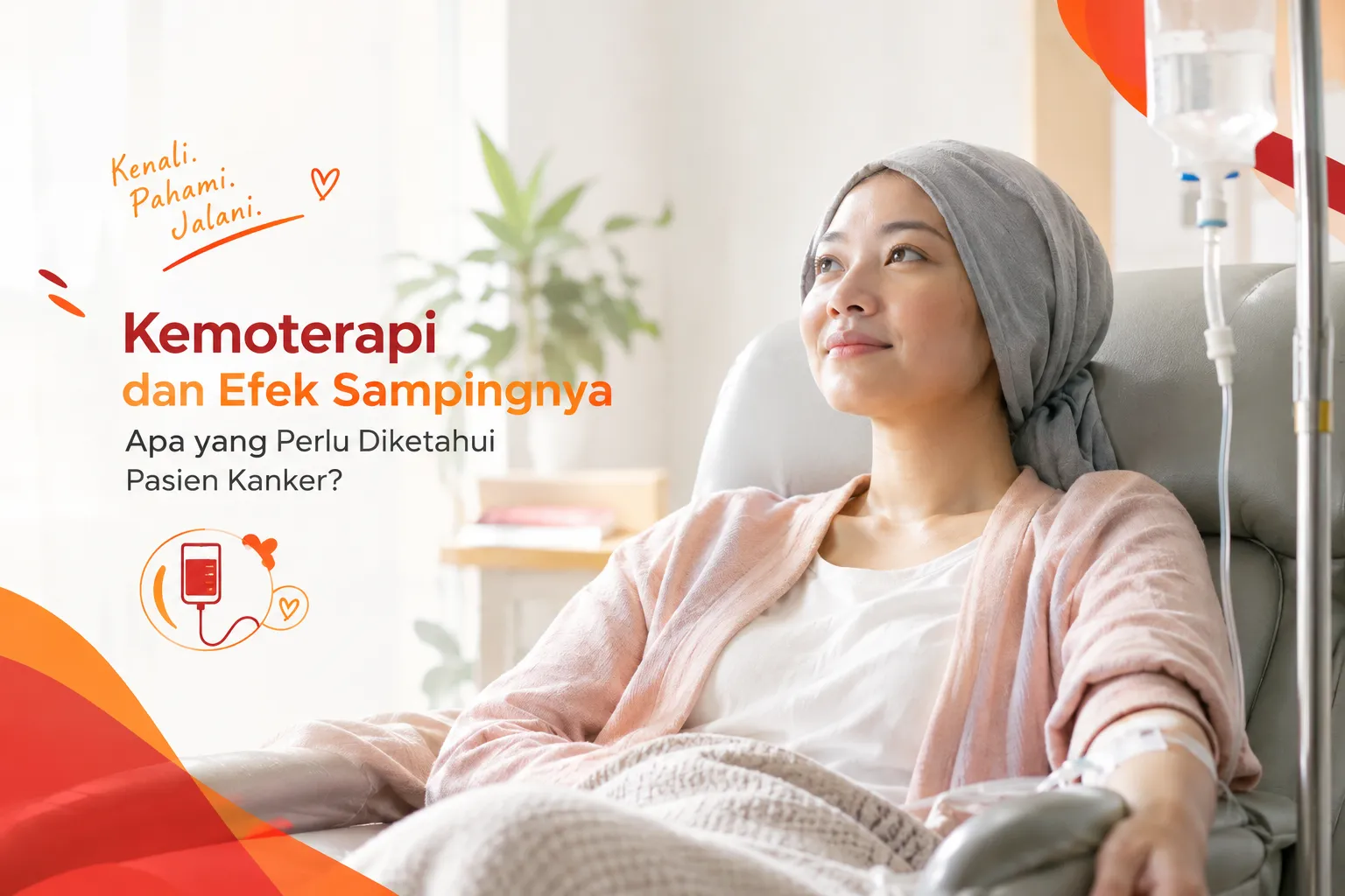 pasien kanker menjalani kemoterapi dan mengenal efek sampingnya