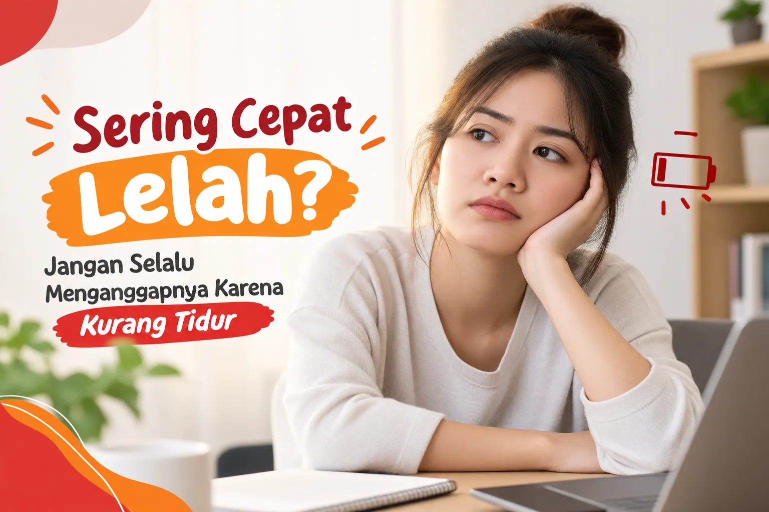 Sering cepat lelah bukan selalu karena kurang tidur