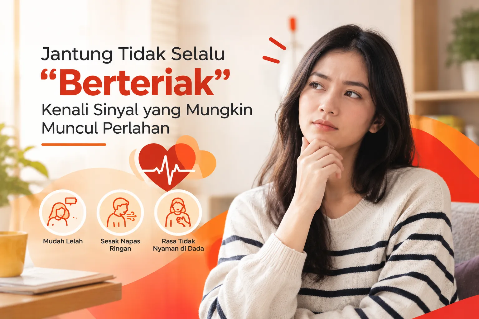 Sinyal penyakit jantung yang muncul perlahan dan perlu dikenali