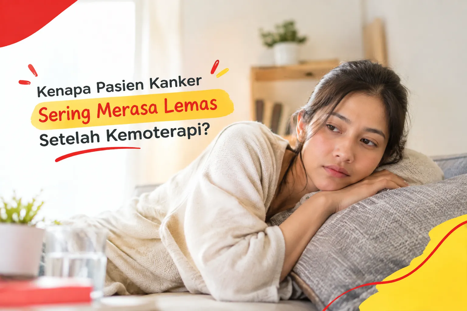 Pasien kanker sering merasa lemas setelah kemoterapi dan penyebab kelelahan yang perlu diketahui