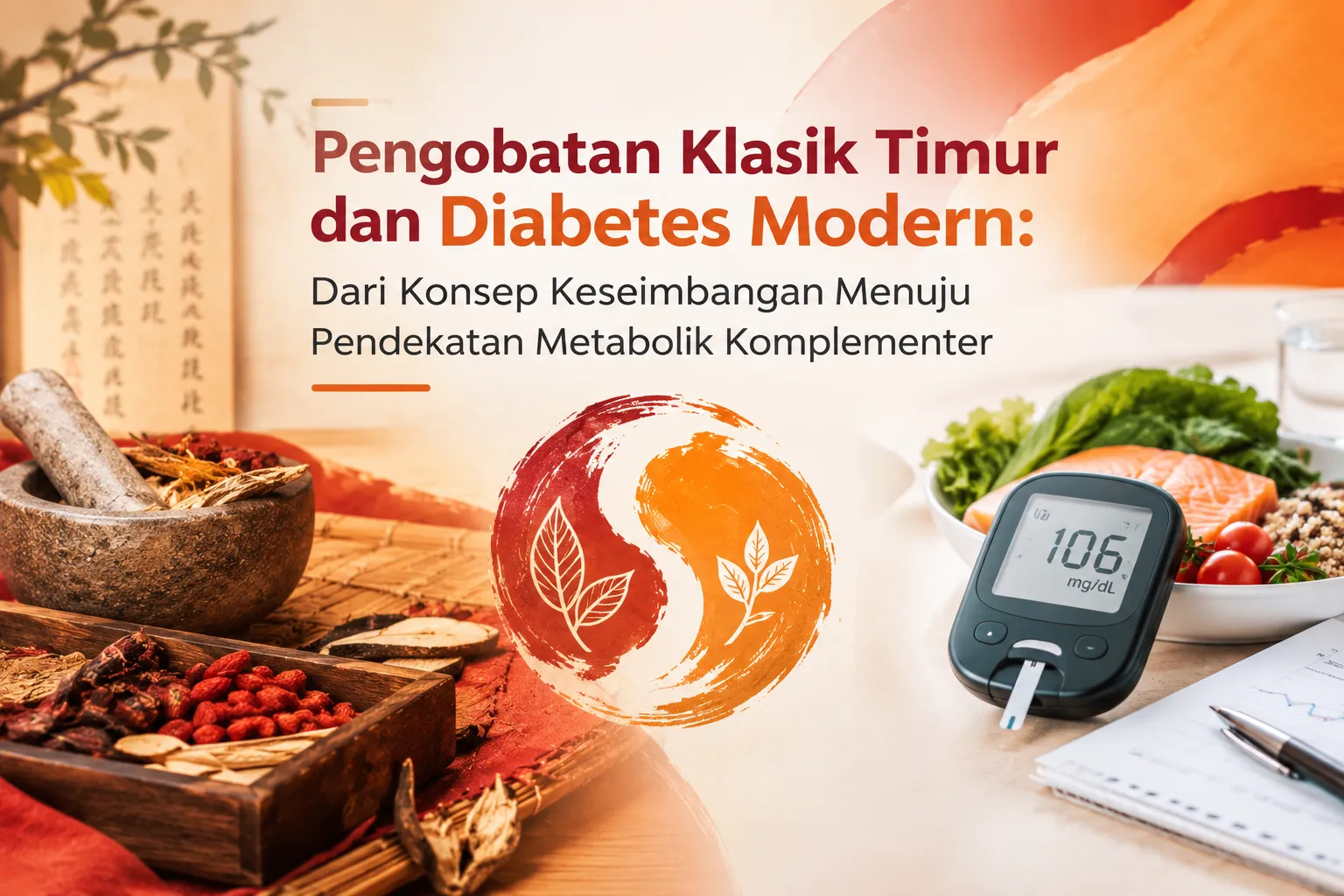 Pengobatan klasik Timur dan diabetes modern melalui konsep keseimbangan serta pendekatan metabolik komplementer