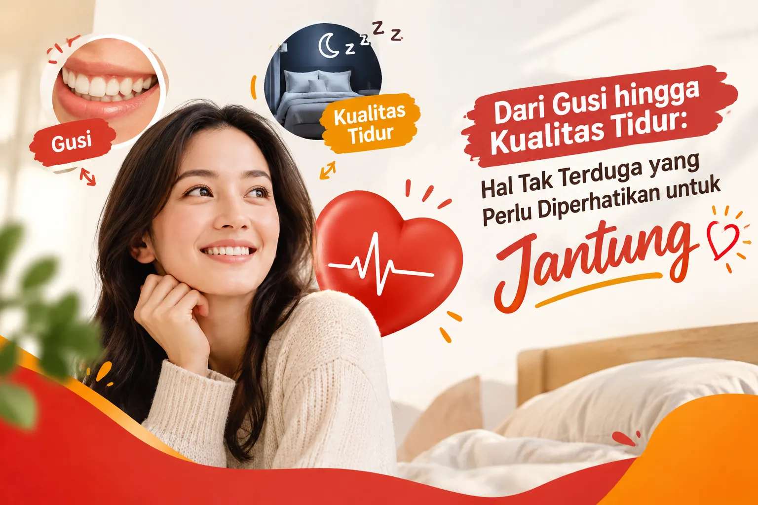 Hubungan kesehatan gusi dan kualitas tidur dengan kesehatan jantung