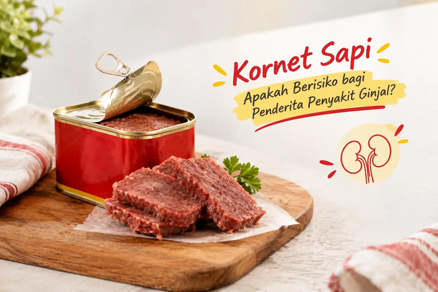 Kornet sapi dan risiko bagi penderita penyakit ginjal