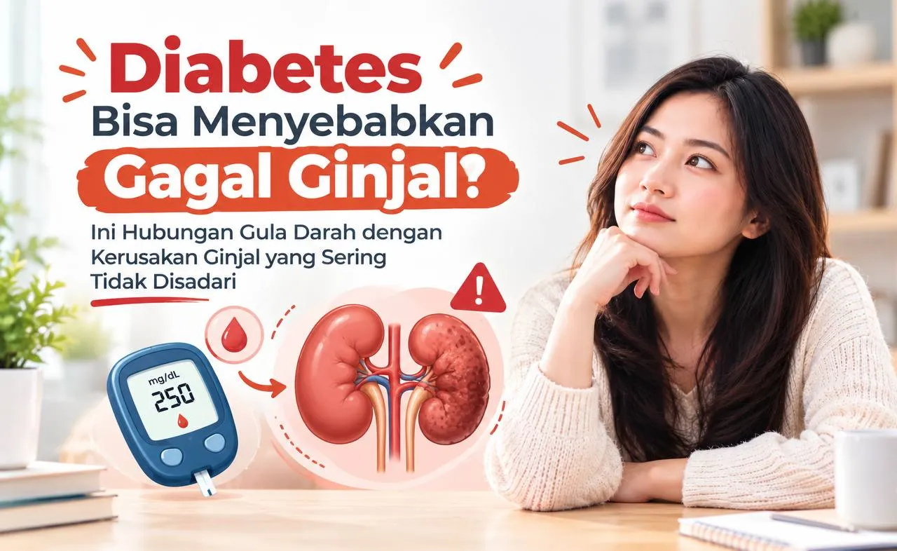 Diabetes Bisa Menyebabkan Gagal Ginjal Ini Hubungan Gula Darah dengan Kerusakan Ginjal yang Sering Tidak Disadari