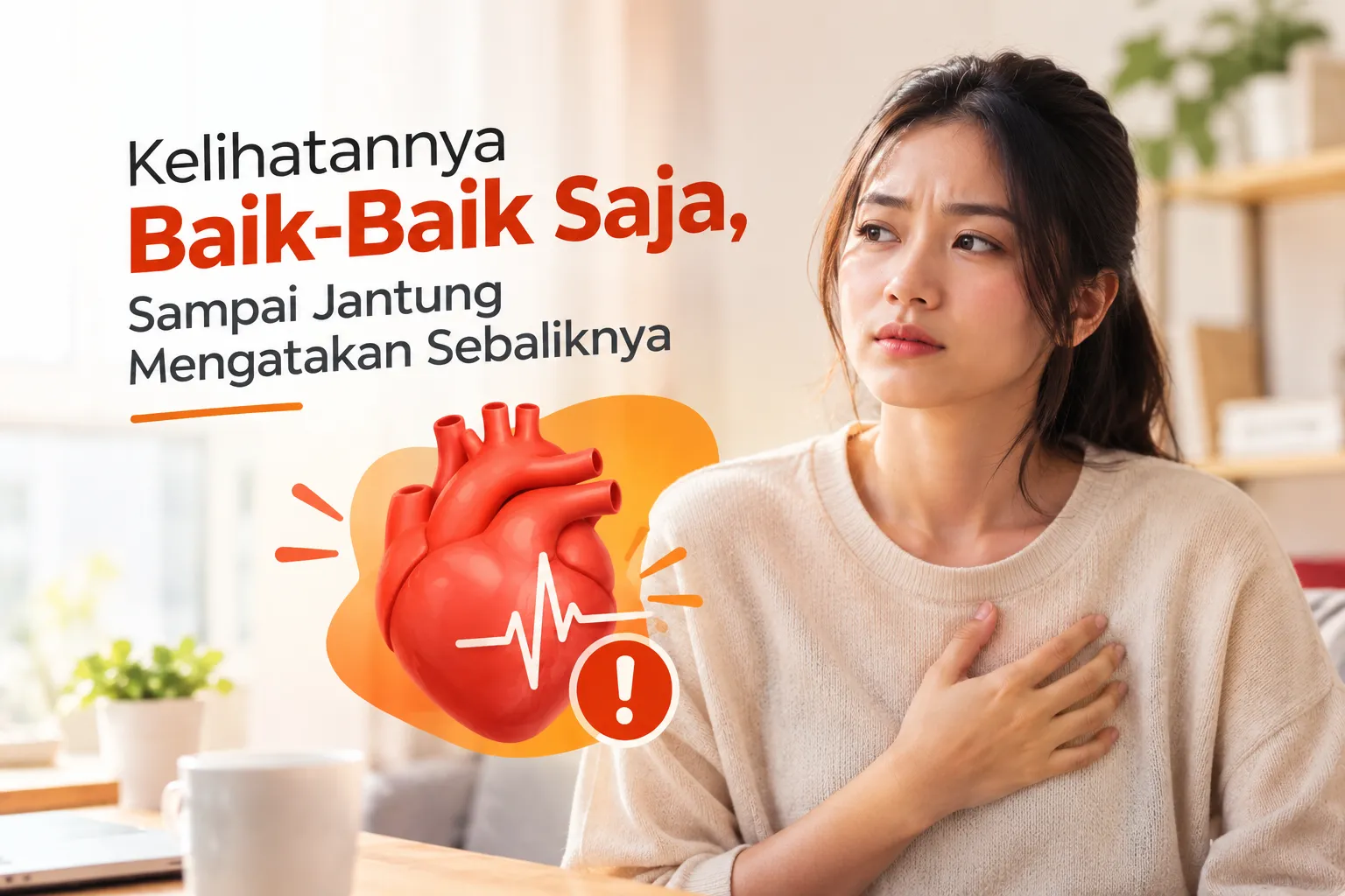 Tanda jantung bermasalah meski terlihat sehat dan baik-baik saja