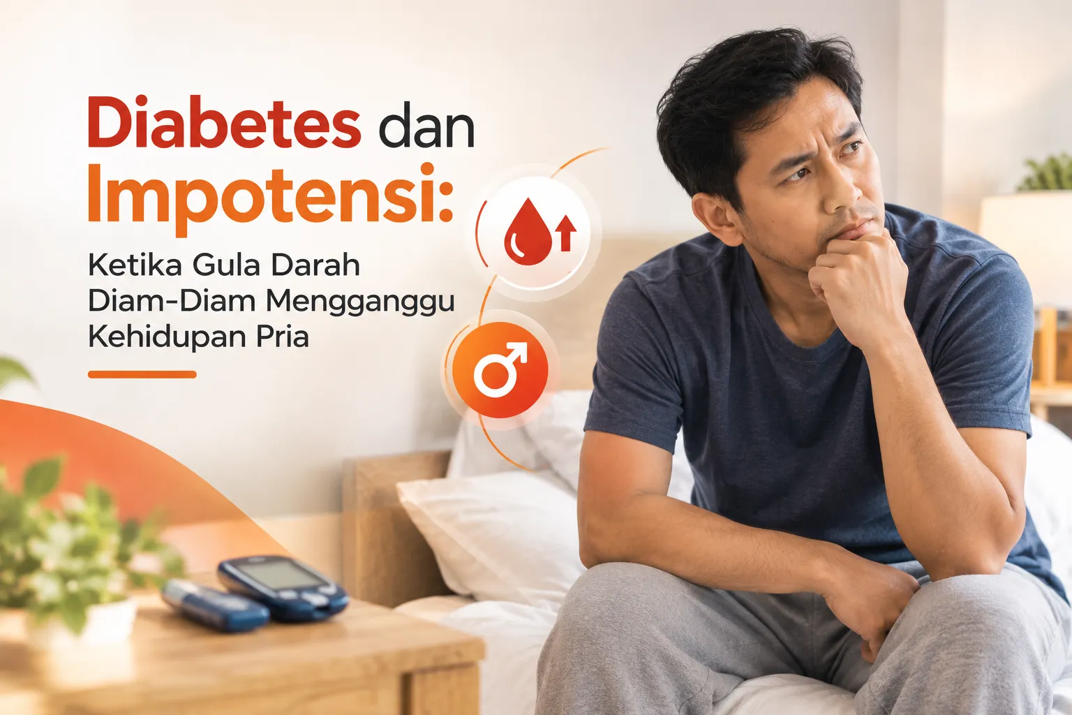 Diabetes dan impotensi pada pria akibat gangguan gula darah