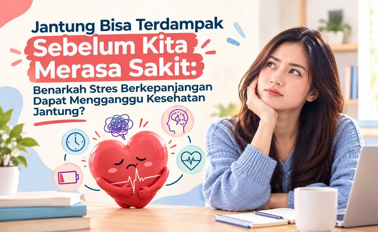 Jantung Bisa Terdampak Sebelum Kita Merasa Sakit: Benarkah Stres Berkepanjangan Dapat Mengganggu Kesehatan Jantung?