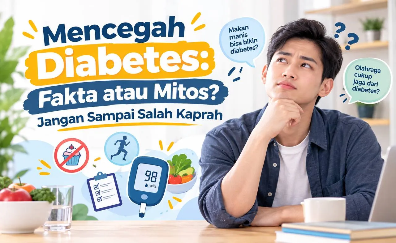 Mencegah Diabetes: Fakta atau Mitos? Jangan Sampai Salah Kaprah
