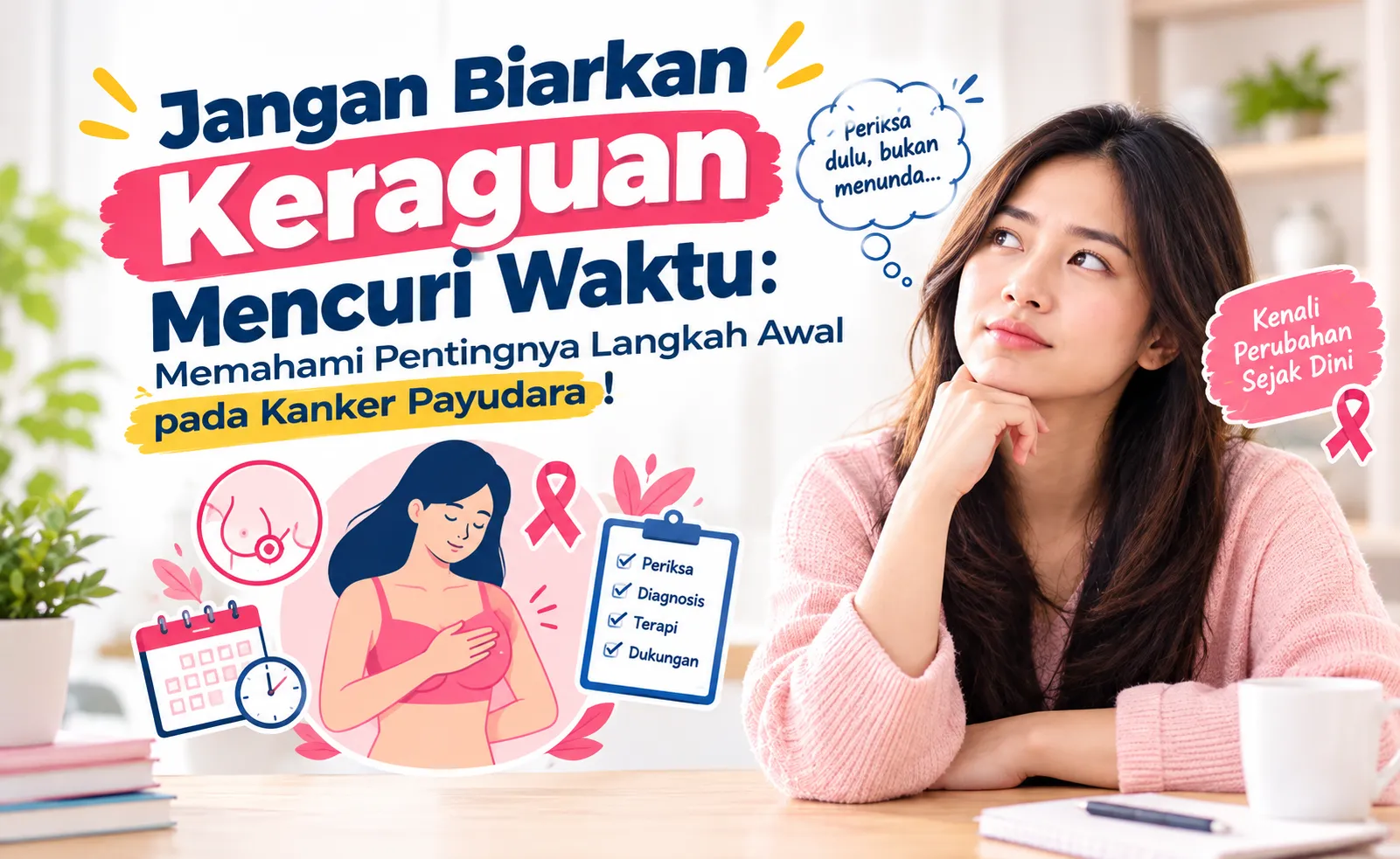 Jangan Biarkan Keraguan Mencuri Waktu: Memahami Pentingnya Langkah Awal pada Kanker Payudara