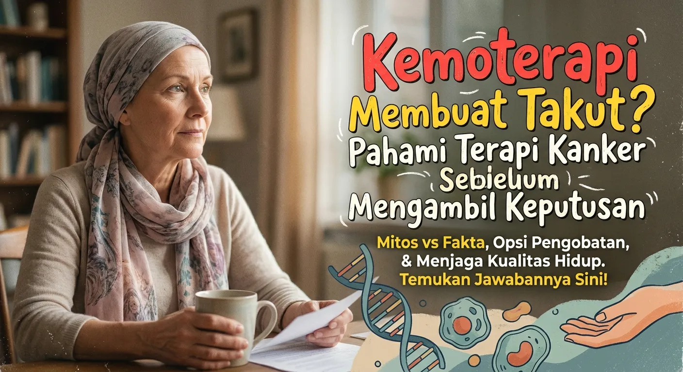 Pahami terapi kanker dan mitos kemoterapi sebelum mengambil keputusan pengobatan
