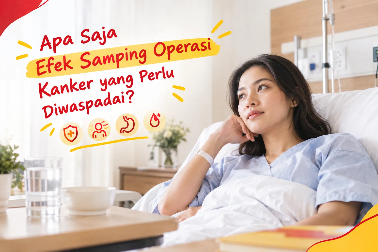 pasien setelah operasi kanker dan berbagai efek samping yang perlu diwaspadai selama masa